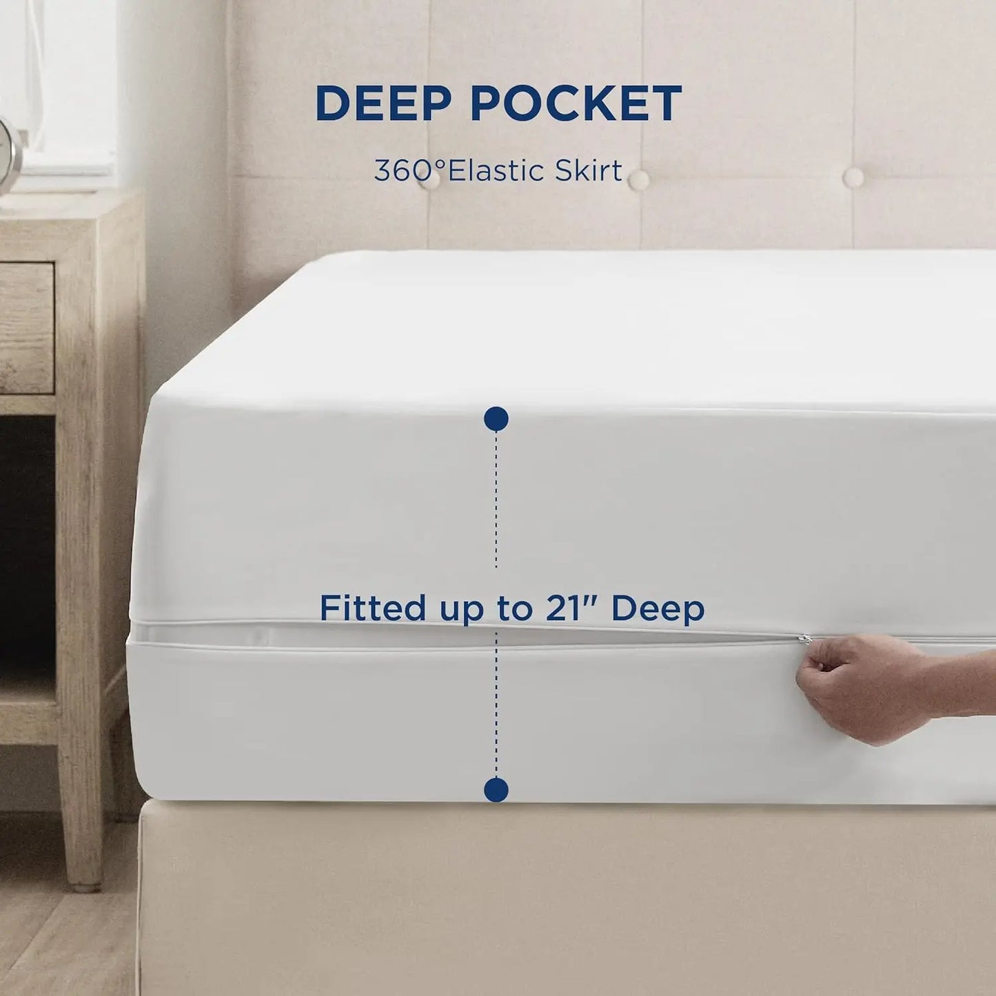 Bedsure Waterproof Mattress Protector