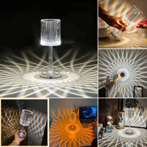 Diamond Crystal Table Lamp